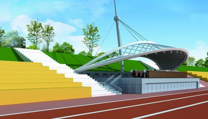 体育看台专用地坪